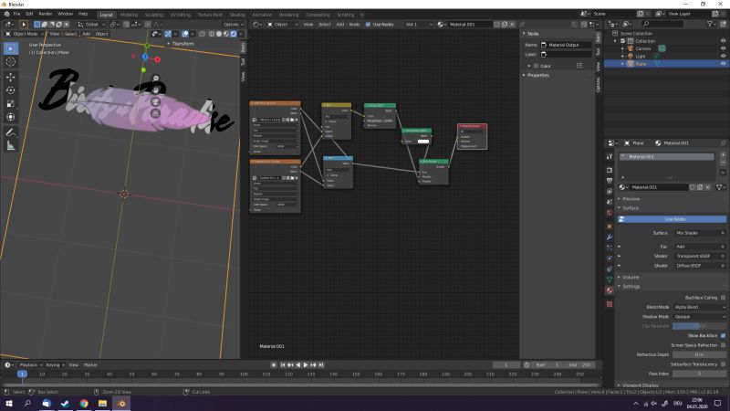 Materials Stacking Two Textures With Alpha On Top Of Each Other 2 81 Eevee Blender Stack - Download High Quality Light Wallpaper | 8K