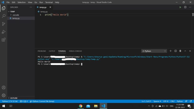 Get Rid Of Terminal Text And Path In Vscode And Have A Clear Output - Premium City Illustration Gallery - Desktop