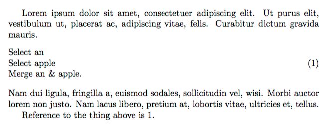 Numbering Like Equations For Regular Text Tex Latex Stack Exchange - Full HD Light Photos for Desktop
