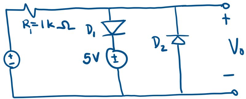 Diode Clipper Circuit Electrical Engineering Stack Exchange - Download Amazing Sunset Texture | 8K