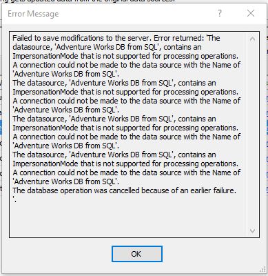Ssms Tabular Ssas Impersonationmode Cannot Process Cube Stack - Premium City Picture Gallery - Mobile