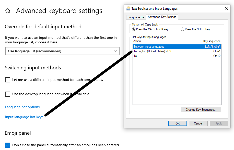 ( more on creating custom shortcuts here.) keyboard - Language Hotkeys removed by itself in Windows