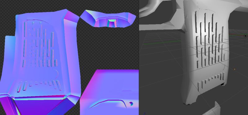 Weak Normal Map Bake Blender Stack Exchange - Elegant Geometric Wallpaper - 8K