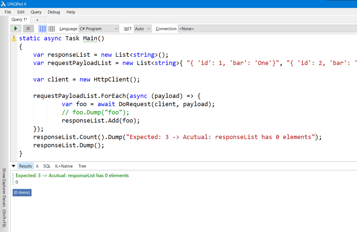 Linqpad-demo