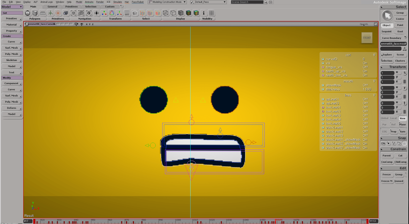 How Can I Rig A 2d Face Onto A 3d Model Blender Stack Exchange