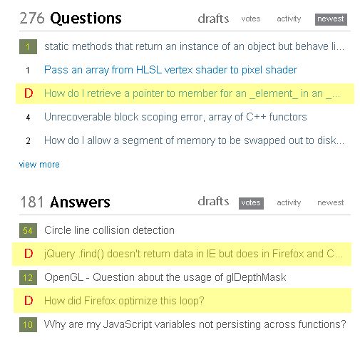 Expand Draft Feature To Allow Multiple Drafts Meta Stack Exchange - Premium Light Picture Gallery - Full HD