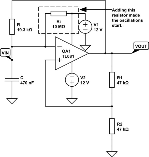 Why Doesn T This Oscillator Oscillate Electrical Engineering Stack - Desktop Dark Textures for Desktop