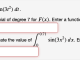 Integration Integral And Maclaurin Polynomial Problem Mathematics