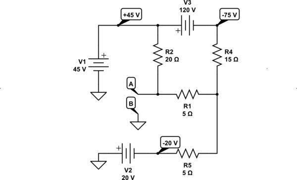 Voltage Finding Current Through Thevenin Theorem Electrical - Mobile Ocean Pictures for Desktop