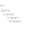 How To Get Deep Nesting In Lists Tex Latex Stack Exchange