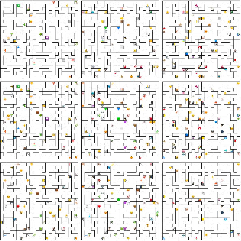 Visual Maze Emoji Portals Puzzling Stack Exchange - Best Light Designs in 8K