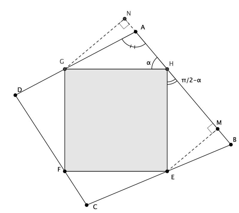 Geometry Prove Abcd Is Also A Square Mathematics Stack Exchange - Download Perfect Vintage Picture | HD