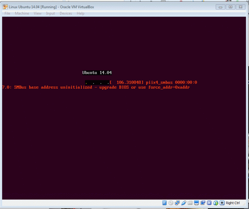 Boot Smbus Bios Error While Booting Ubuntu In Virtualbox Ask Ubuntu - Colorful Patterns - High Quality Mobile Collection
