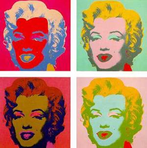warhol marilyn monroe andy famous painting created seen ve