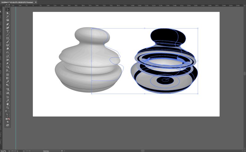Vector Adobe Illustrator How To Consolidate Complex Objects - Light Patterns - Artistic High Resolution Collection