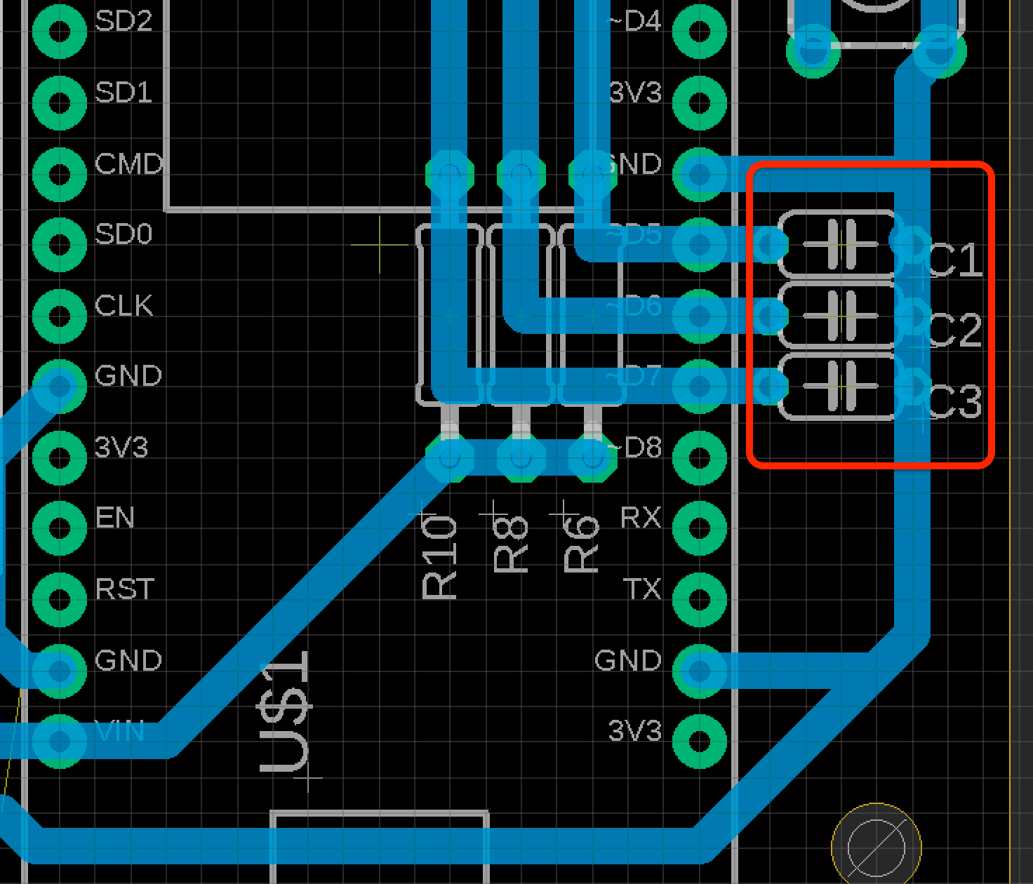 Pcb Input Smoothing Capacitor Layout Electrical