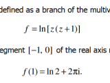 Complex Analysis Branch Cut Multi Valued Function Mathematics Stack