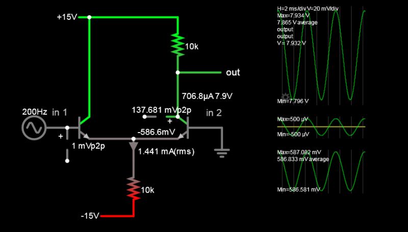 Transistors Differential Amplifier Exam Problem Electrical Engineering Stack Exchange - Premium Dark Art Gallery - Retina