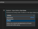 Tabs Visual Studio Code Can Open Editors Panel Be Sorted Stack