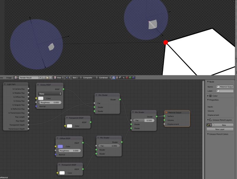 Transparency Reflection On An Semi Transparent Object Blender Stack - Sunset Designs - Elegant Desktop Collection