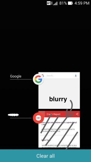 activity stack blurry goes background every want overflow android