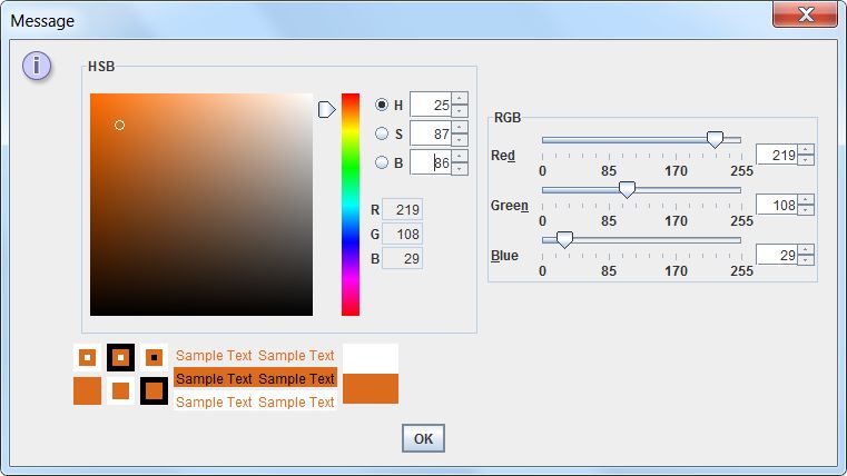 Java Modifying A Color Chooser Panel Stack Overflow - Premium Mountain Texture Gallery - Desktop