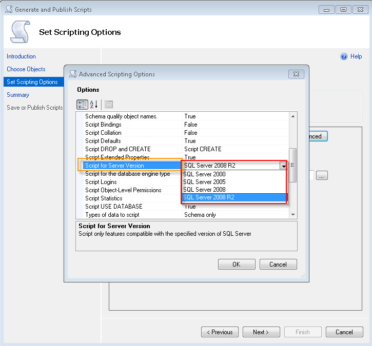 Restore Sql Server 2012 Backup To A Sql Server 2008 Database Database Administrators Stack Exchange Right click on the database that has to be exported and click on Tasks option from the drop-down menu.