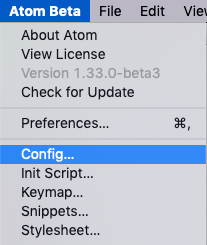 Add Suffix To Atom Editor To Show Code Right Stack Overflow