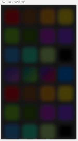 ios blurred drawer background notification creating