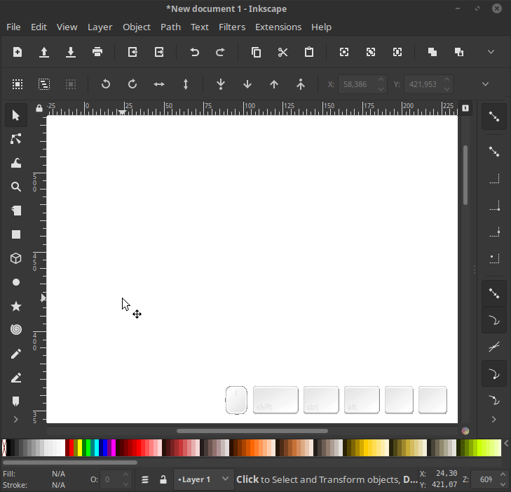 Vector Inkscape Stroke To Path Width Changing On Rounded Polygons - Light Images - Artistic HD Collection