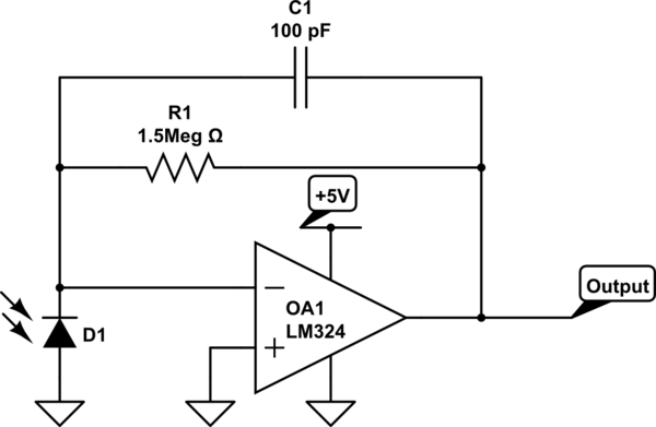 Photodiode Amplifier Circuit Electrical Engineering Stack