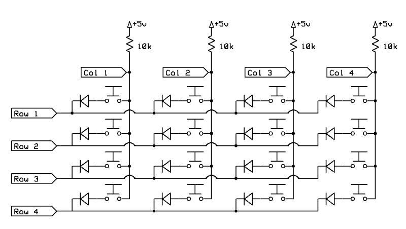Resistor Keyboard Vs Matrix Keyboard Electrical Engineering Stack - High Quality Landscape Wallpaper - Ultra HD