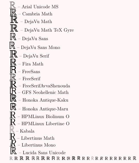 Unicode Math Double Struck Math Fonts Tex Latex Stack Exchange - Vintage Wallpapers - Elegant High Resolution Collection