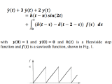 Solving A Differential Equation Using The Laplace Transform Involving