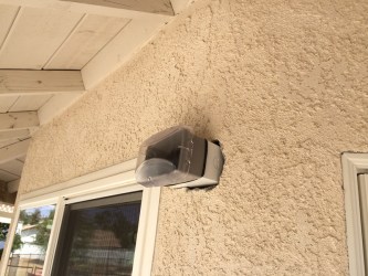 outdoor gfci box receptacle lamp convert electrical installing lb conduit pvc diy far too connector end similar stack