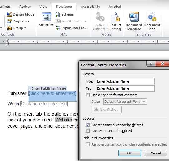 Microsoft Word Content Control Questions Super User - Best Minimal Patterns in Mobile