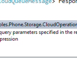 Windows Phone 7 Azure Cloudoperationresponse Response Issue Stack