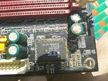 Then reflow the solder for each lead adding a little fresh solder. How To Clean Dust Stucked Due To Moisture On Pins Of Chips Ics Of Motherboard Circuits Electrical Engineering Stack Exchange