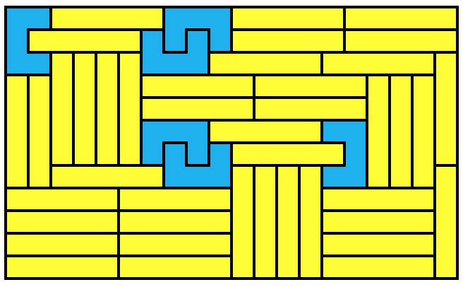 Geometry Tiling Rectangles With U Pentomino Plus Rectangles - Premium Light Picture Gallery - Mobile