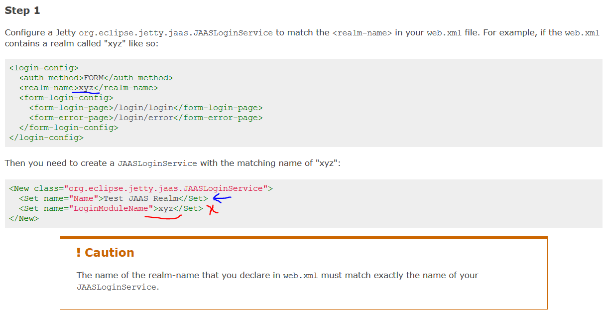 Jaas Illegalstateexception No Loginservice For