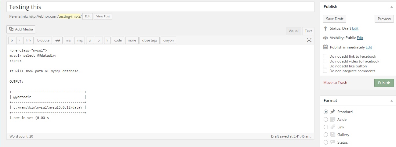 Alternatively, you can access the post content by clicking the edit button. Published Content Not Displaying Getting Not Found Message Wordpress Development Stack Exchange