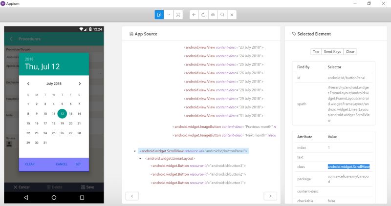 Java Unable To Locate Android Date Picker Element Stack Overflow - Minimal Patterns - Modern 4K Collection