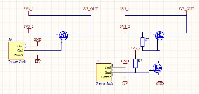 Mosfet Switch Between 2 Power Sources Electrical Engineering Stack - Gorgeous Light Picture - Full HD