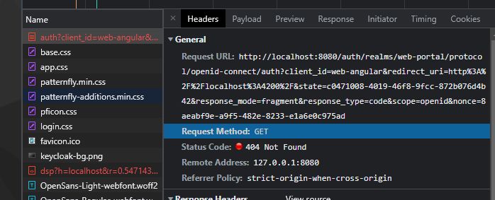 Angular Keycloak Invalid Redirect Uri Page Not Found Error Stack - Desktop City Patterns for Desktop