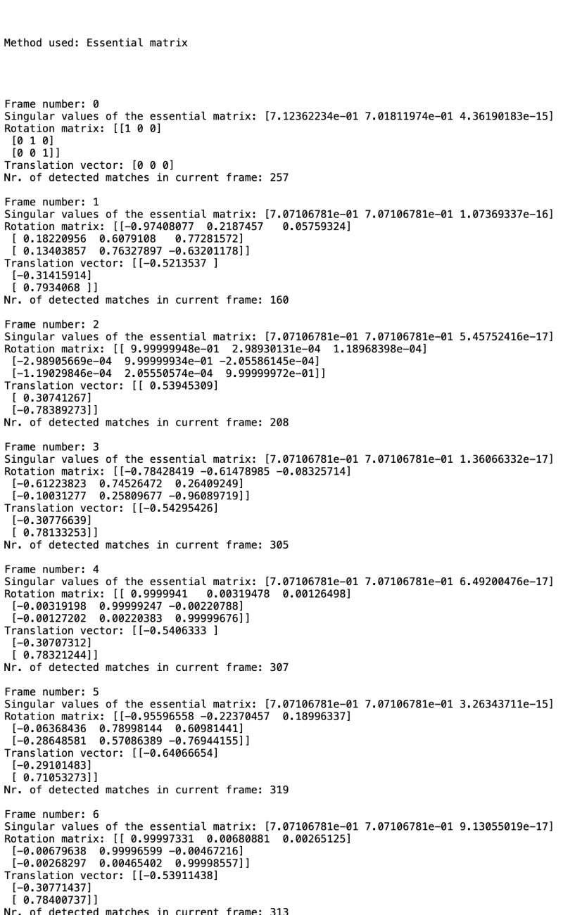 Python Camera Trajectory Estimation With Visual Odometry Stack Overflow - HD Ocean Illustrations for Desktop