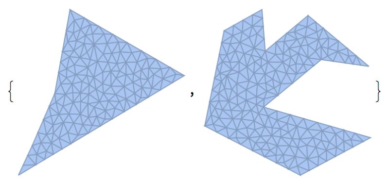 Javascript How Can I Straight Cut A Polygon Into Several Pieces - Minimal Texture Collection - High Resolution Quality