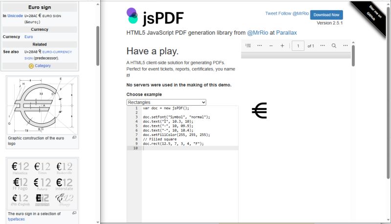 Problems Printing Symbol With Jspdf Stack Overflow - Geometric Picture Collection - Ultra HD Quality