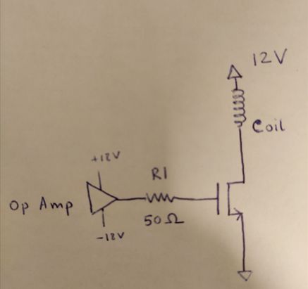 Microcontroller Driving Inductive Load From Ic With Mosfet - Elegant Gradient Illustration - High Resolution
