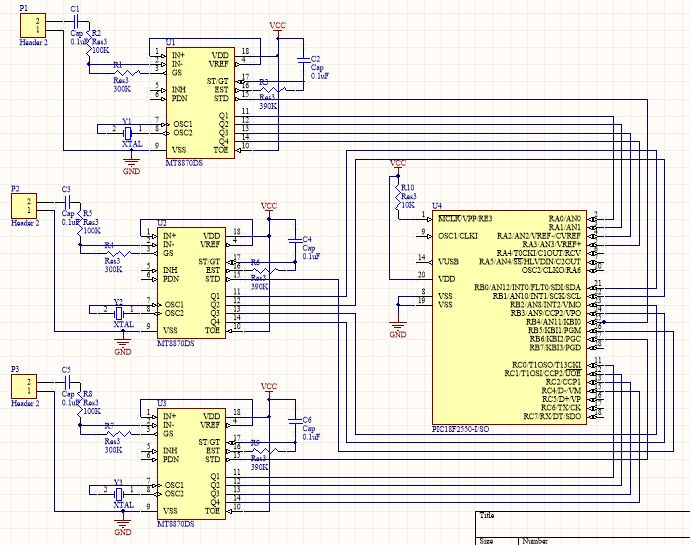 Embedded Multiple Dtmf Circuit Interfaced To One Microcontroller Will It Work Electrical - Premium Ocean Pattern Gallery - Desktop
