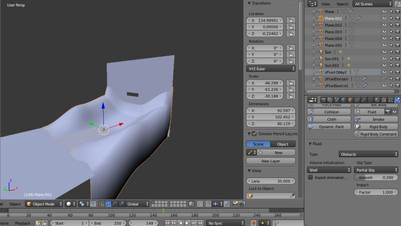 Fluid Not Interacting With Obstacle Correctly Blender 2 8 Blender - Best City Patterns in Mobile